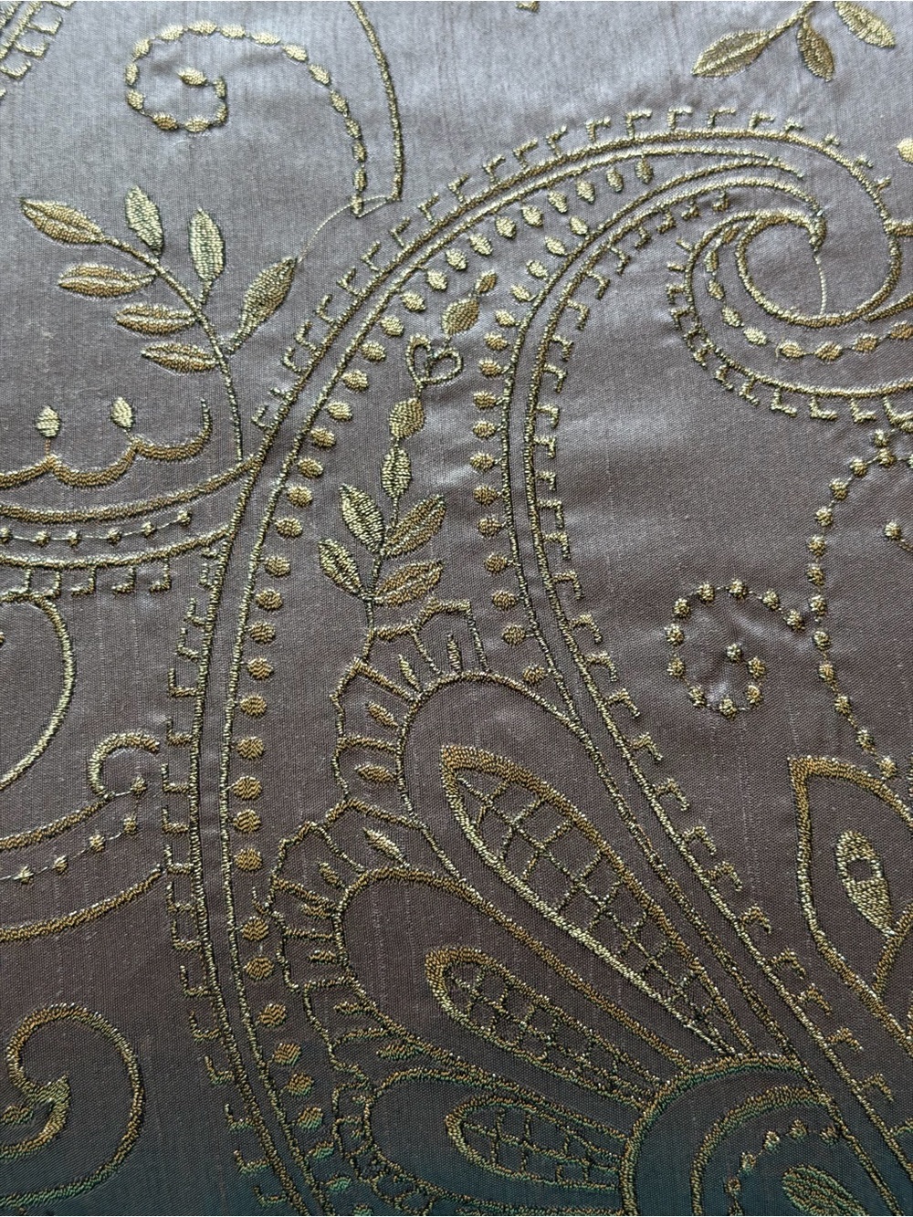 Decorative Paisley Throw Pillow Pair - Purple - Picture 4 of 4
